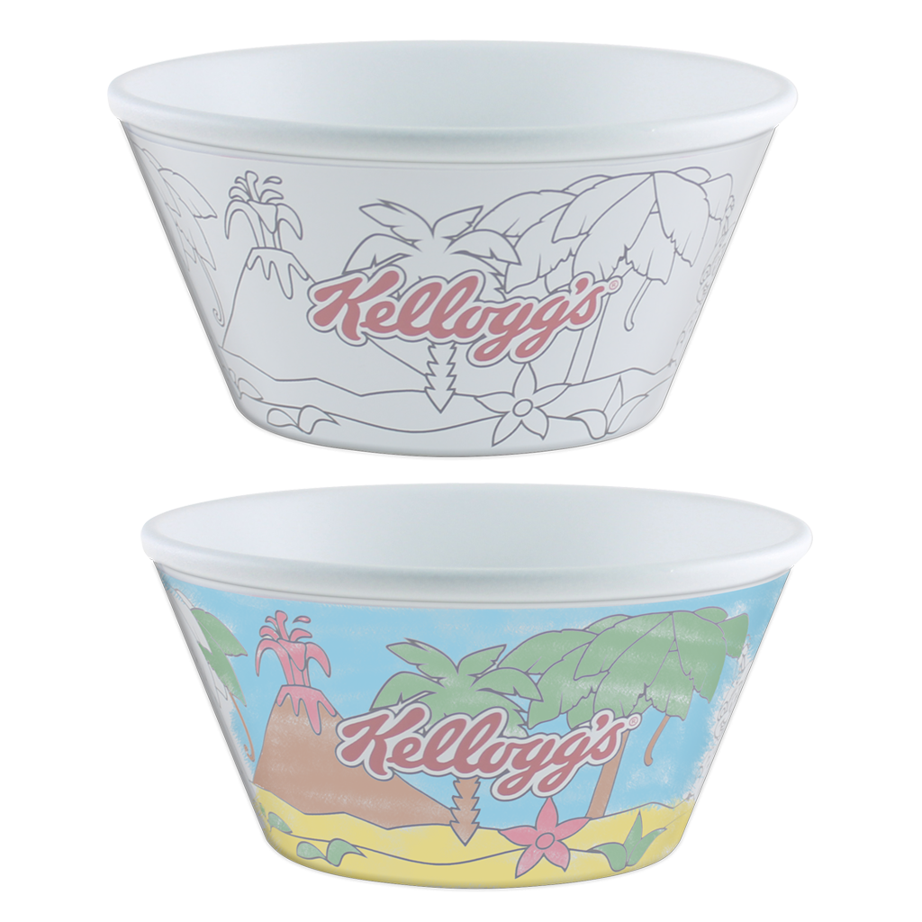 Kelloggs FYI cereal bowl