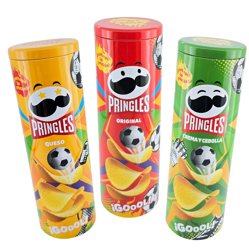 Pringles tin can